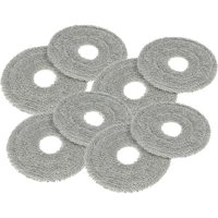 Vhbw - 8x Wischtuch kompatibel mit Dreame W10 Pro Wischroboter, Putzroboter - Mopptuch, Wischmopp-Pad - Mikrofaser-Pad von VHBW