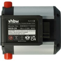 Vhbw - Akku kompatibel mit Gardena EasyCut Li-18/23 r (9823-20) Akku-Rasentrimmer und vielen mehr, Ersatz-Akku (2000mAh, 18V, Li-Ion) von VHBW