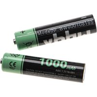 Akkus aaa, 2 Stück kompatibel mit Siemens Gigaset C570, C570HX, C430HX, CL540 - Akkuzellen, 1000 mAh, 1,2 v, NiMH - Vhbw von VHBW