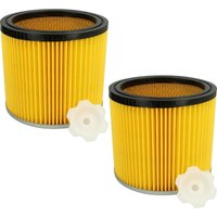 Filterset 2x Faltenfilter kompatibel mit Bosch pas 850 Staubsauger - Filter, Patronenfilter - Vhbw von VHBW