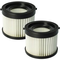 Vhbw - Filterset 2x Staubsaugerfilter kompatibel mit bti 18 v Akku Nass- und Trockensauger Staubsauger - hepa Filter Allergiefilter von VHBW
