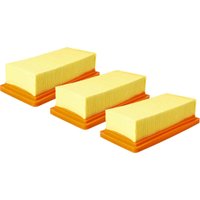3x Flachfaltenfilter Ersatz für Kärcher kfi 7420, 6.415-953.0 für Staubsauger - Filterelement - Vhbw von VHBW