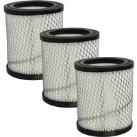 Filterset 3x Staubsaugerfilter kompatibel mit Grafner Grill- Asche- und Kaminsauger Version 2.0 Staubsauger - hepa Filter Allergiefilter - Vhbw von VHBW
