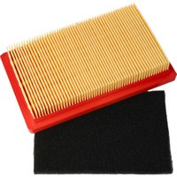 Luftfilter Set orange, schwarz kompatibel mit Honda 1P61 fe, 1P61 fh, 1P61 qh, 1P65 fh, 1P65 fha, 1P65 mh, 1P70 fh, 1P70 lh, 1P70 rh Rasenmäher - Vhbw von VHBW