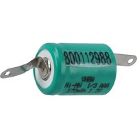 Vhbw - NiMH Ersatz Knopfzellen-Akku Typ 1/3AAA 170mAh 1,2V kompatibel mit Modellbau-Akkus, Solar-Leuchten uvm. Vhbw - NiMH Ersatz Knopfzellen-Akku Typ 1/3AAA 170mAh 1,2V kompatibel mit Modellbau-Akkus, Solar-Leuchten uvm. von VHBW