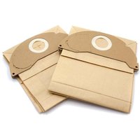 10x Staubbeutel kompatibel mit Kärcher a 2054 Me, a 2064 pt, a 2206 Serie, a 2074 pt, A2064 pt Staubsauger - 25cm x 24,5cm braun - Vhbw von VHBW