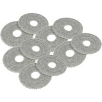 10x Wischtuch kompatibel mit Dreame L10s Pro, Plus, Pro Ultra, Pro Gen2, Prime Wischroboter, Putzroboter - Mopptuch, Wischmopp-Pad - Vhbw von VHBW