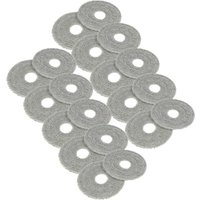 Vhbw - 20x Wischtuch kompatibel mit Dreame X40 Ultra Complete, Ultra Wischroboter, Putzroboter - Mopptuch, Wischmopp-Pad - Mikrofaser-Pad von VHBW