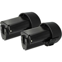 Vhbw - 2x Akku kompatibel mit Makita UH200 Strauchschere, UM164, UM164DW, UM164DWE, UM164DWEXL Werkzeug (2000 mAh, Li-Ion, 10,8 v) von VHBW