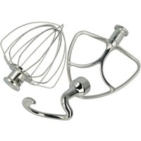 3-tlg. Ersatzteil-Set kompatibel mit KitchenAid KSM12, KSM110 Küchenmaschine - Schneebesen, Flachrührer, Knethaken - Vhbw 3-tlg. Ersatzteil-Set kompatibel mit KitchenAid KSM12, KSM110 Küchenmaschine - Schneebesen, Flachrührer, Knethaken - Vhbw von VHBW
