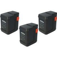 3x Akku kompatibel mit Gardena SmallCut 300 Accu (8844-20) Grasschere, Strauchschere (3000mAh 18V Li-Ion) - Vhbw von VHBW