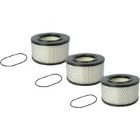 Vhbw - 3x Staubsaugerfilter kompatibel mit Nilfisk Attix 33-2L ic, 33-2H pc, 33-01 ic, 33-2L ic Mobile Staubsauger - hepa Filter Allergiefilter von VHBW