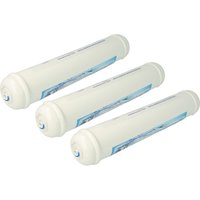 3x Wasserfilter Filterkartusche Filter kompatibel mit Siemens KA56NV10TI/09, KA56NV10TI/10, KA56NV10TI/11, KA56NV40TI/01 Side-by-Side Kühlschrank von VHBW