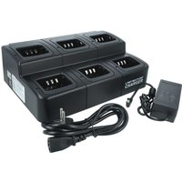 Vhbw - 6-fach Ladegerät kompatibel mit Kenwood TK-3200P, TK-3200L-U15P Funkgerät-Akkus - Ladestation + Stromkabel, 9 - 12 v, 6 a Vhbw - 6-fach Ladegerät kompatibel mit Kenwood TK-3200P, TK-3200L-U15P Funkgerät-Akkus - Ladestation + Stromkabel, 9 - 12 v, 6 a von VHBW