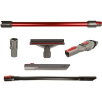 6-tlg. Staubsauger Zubehör-Set kompatibel mit Dyson SV11, SV14 Rot - Vhbw von VHBW