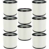 Vhbw - 8x Faltenfilter Ersatz für Starmix fpp 3200, 413525, 4011240413525 für Staubsauger - Patronenfilter, Schwarz Weiß, 3200 cm² Vhbw - 8x Faltenfilter Ersatz für Starmix fpp 3200, 413525, 4011240413525 für Staubsauger - Patronenfilter, Schwarz Weiß, 3200 cm² von VHBW
