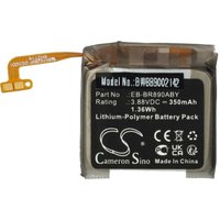 Vhbw - Akku Ersatz für Samsung GH43-05066A für Smartwatch Uhr Fitnessarmband (350 mAh, 3,88 v, Li-Polymer) von VHBW