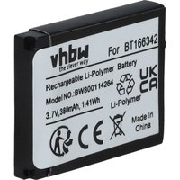 Vhbw - Akku kompatibel mit Simvalley PW-430, PW-430.mp, PW-440 Smartwatch Uhr Fitnessarmband - Ersatz für PX8914-944 (380mAh, 3,7V, Li-Polymer) von VHBW