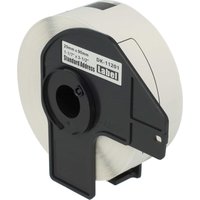 Vhbw - Etiketten-Rolle mit Halter 29mm x 90mm (400 Etiketten) kompatibel mit Brother pt QL-800, QL-810W, QL-820NWB Etiketten-Drucker Weiß von VHBW