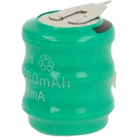 Vhbw - NiMH Ersatz Knopfzellen-Akku Typ 3/V80H 2-Pins 80mAh 3,6V kompatibel mit Modellbau-Akkus, Solar-Leuchten uvm. von VHBW