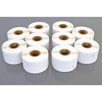 Set 10x Etiketten-Rolle 41mm x 89mm (300 Etiketten) Ersatz für Dymo 11356 für Etiketten-Drucker - Vhbw von VHBW