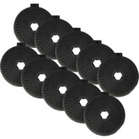 vhbw 10x Aktivkohlefilter kompatibel mit Teka DG 985, DG3 90, DG3 60, DG3 60 GLAS, DG3 90 GLAS, DH2, DG3 985 ISLA Dunstabzugshaube - 20 cm vhbw 10x Aktivkohlefilter kompatibel mit Teka DG 985, DG3 90, DG3 60, DG3 60 GLAS, DG3 90 GLAS, DH2, DG3 985 ISLA Dunstabzugshaube - 20 cm von VHBW