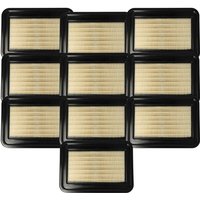 vhbw 10x Flachfaltenfilter kompatibel mit Trotec VC 15-20V Staubsauger - Filterelement von VHBW