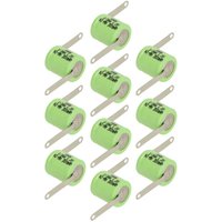 vhbw 10x NiMH Ersatz Knopfzellen-Akku Typ 1/3AA 300mAh 1,2V kompatibel mit Modellbau-Akkus, Solar-Leuchten uvm. vhbw 10x NiMH Ersatz Knopfzellen-Akku Typ 1/3AA 300mAh 1,2V kompatibel mit Modellbau-Akkus, Solar-Leuchten uvm. von VHBW