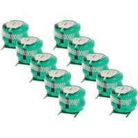 vhbw 10x NiMH Ersatz Knopfzellen-Akku Typ V80H 3-Pins 80mAh 2,4V kompatibel mit Modellbau-Akkus, Solar-Leuchten uvm. vhbw 10x NiMH Ersatz Knopfzellen-Akku Typ V80H 3-Pins 80mAh 2,4V kompatibel mit Modellbau-Akkus, Solar-Leuchten uvm. von VHBW