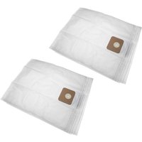 vhbw 10x Staubsaugerbeutel Ersatz für Nilfisk 107417195 für Staubsauger - Mikrovlies, 54,15cm x 49.5cm, Weiß von VHBW
