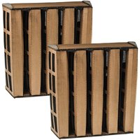 vhbw 2x Filter Ersatz für IQAir 102181000, V5-Cell für Luftbefeuchter - Luftfilter Gas- und Geruchsfilter von VHBW
