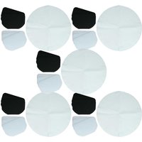 vhbw 30x Papierfilter, 15x Aktivkohlefilter, 15x Fettfilter Ersatz für DeLonghi 5525102200 für Fritteuse - 60-tlg. Filter-Set vhbw 30x Papierfilter, 15x Aktivkohlefilter, 15x Fettfilter Ersatz für DeLonghi 5525102200 für Fritteuse - 60-tlg. Filter-Set von VHBW