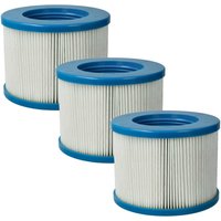 vhbw 3x Filterkartusche kompatibel mit Arebos 24 V 70 W Pool - Ersatzfilter Blau Weiß vhbw 3x Filterkartusche kompatibel mit Arebos 24 V 70 W Pool - Ersatzfilter Blau Weiß von VHBW