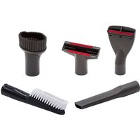 5-tlg. Düsen-Set kompatibel mit Kärcher wd 7.800 ecoogic, wd 7.700 p, Xpert nt 360 Staubsauger - 35 mm Rot Grau Weiß - Vhbw von VHBW