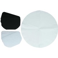 vhbw 6x Papierfilter, 3x Aktivkohlefilter, 3x Fettfilter kompatibel mit DeLonghi F627 220V, F627 127V Fritteuse - 12-tlg. Filter-Set von VHBW