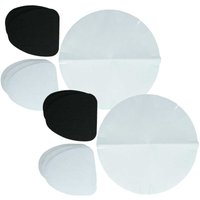 Vhbw - 6x Papierfilter, 6x Aktivkohlefilter, 6x Fettfilter kompatibel mit DeLonghi F18316, F18, F18233 Fritteuse - 18-tlg. Filter-Set von VHBW