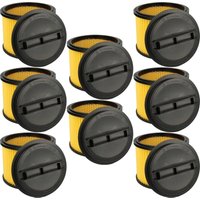 vhbw 8x Faltenfilter kompatibel mit Einhell YPL N.G. 1500, YPL 1252, TH-VC 1930 SA Staubsauger - Patronenfilter, Gelb Schwarz vhbw 8x Faltenfilter kompatibel mit Einhell YPL N.G. 1500, YPL 1252, TH-VC 1930 SA Staubsauger - Patronenfilter, Gelb Schwarz von VHBW