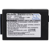 vhbw Akku kompatibel mit TEKLOGIX WorkAbout Pro 4, 7527C-G2, 7527C-G3, 7525C-G1, 7525S-G1 Handheld Computer Scanner (2000 mAh, 3,7 V, Li-Ion) von VHBW