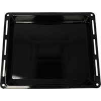 vhbw Backblech kompatibel mit Whirlpool AKPM 749 Backofen - 44,5 x 37,5 x 5 cm, Antihaftbeschichtet, Emailliert, Schwarz von VHBW