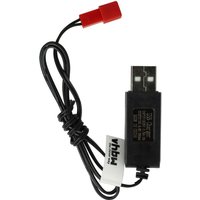 vhbw USB-Ladekabel für RC-Akkus mit JST-Anschluss, RC-Modellbau Akkupacks - 60 cm 4,8 V von VHBW