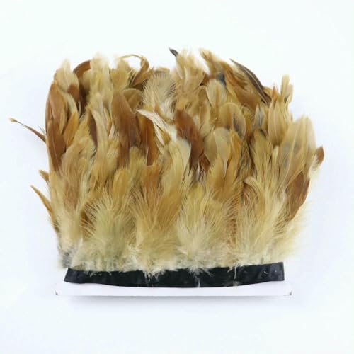 1 Meter 15–20 cm natürliche Hühnerhahnschwanzfedern, Zierstreifen für DIY-Hochzeitskleidung, Party, Hahnenfederband, Natur 1 1 Meter 15–20 cm natürliche Hühnerhahnschwanzfedern, Zierstreifen für DIY-Hochzeitskleidung, Party, Hahnenfederband, Natur 1 von VHEOKG