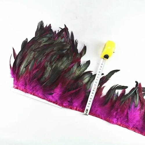 10 m Hahnenschwanzfedern, Besätze, Bastelzubehör und Material, DIY-Hochzeitsmittelstücke für Tische, Näharbeiten, rosarote Federn, 10 Meter 10 m Hahnenschwanzfedern, Besätze, Bastelzubehör und Material, DIY-Hochzeitsmittelstücke für Tische, Näharbeiten, rosarote Federn, 10 Meter von VHEOKG