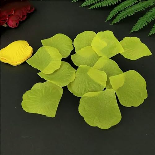 100–5000 Stück romantische bunte künstliche Rosenblätter für Hochzeit, Party, 11 Farben, 4,5 x 4,5 cm, künstliche Blütenblätter, 5Z-gelb-5000 Stück 100–5000 Stück romantische bunte künstliche Rosenblätter für Hochzeit, Party, 11 Farben, 4,5 x 4,5 cm, künstliche Blütenblätter, 5Z-gelb-5000 Stück von VHEOKG