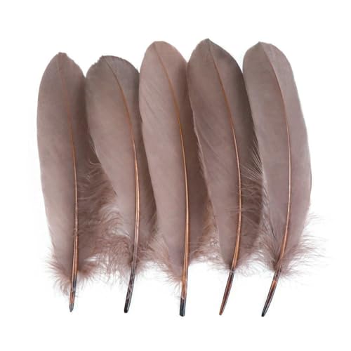 50 Stück/Los Natürliche Gänsefedern 12–18 cm/5–7 Zoll für farbige Gänsefedern, Kunsthandwerk, Hochzeitsfeier, Federn, DIY, Basteln, Dekoration, Dunkelkaffee, 50 Stü 50 Stück/Los Natürliche Gänsefedern 12–18 cm/5–7 Zoll für farbige Gänsefedern, Kunsthandwerk, Hochzeitsfeier, Federn, DIY, Basteln, Dekoration, Dunkelkaffee, 50 Stü von VHEOKG