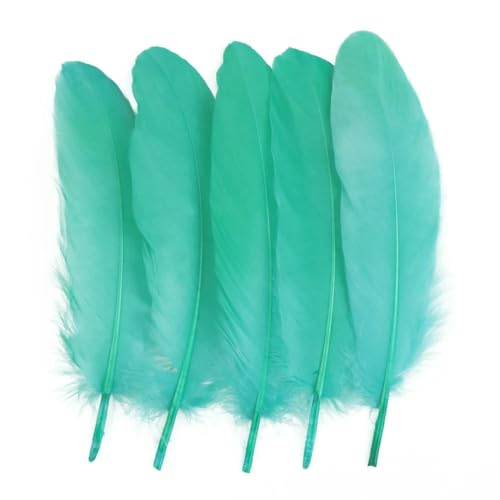 50 Stück/Los Natürliche Gänsefedern 12–18 cm/5–7 Zoll für farbige Gänsefedern, Kunsthandwerk, Hochzeitsfeier, Federn, DIY, Basteln, Dekoration, Dunkelmintgrün, 50 S 50 Stück/Los Natürliche Gänsefedern 12–18 cm/5–7 Zoll für farbige Gänsefedern, Kunsthandwerk, Hochzeitsfeier, Federn, DIY, Basteln, Dekoration, Dunkelmintgrün, 50 S von VHEOKG