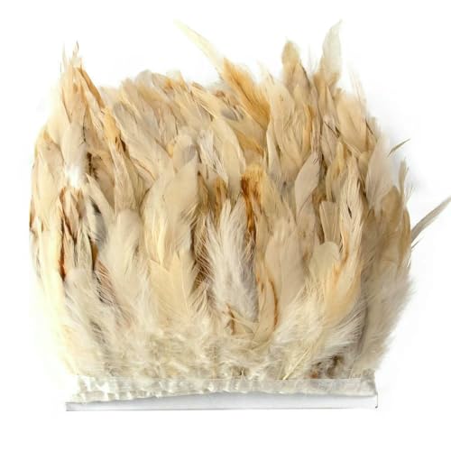 Meter 15–20 cm natürliche Hühnerhahnschwanzfedern, Zierstreifen für DIY-Hochzeitskleidung, Party, Hahnenfederband, Natur 2 Meter 15–20 cm natürliche Hühnerhahnschwanzfedern, Zierstreifen für DIY-Hochzeitskleidung, Party, Hahnenfederband, Natur 2 von VHEOKG