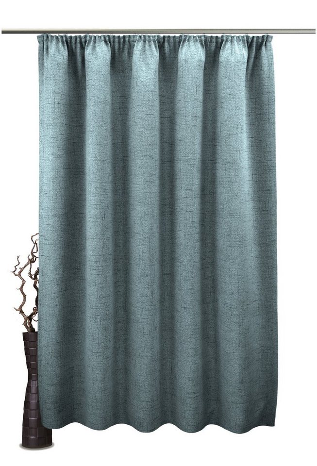 VHG Verdunkelungsvorhang Rustika, Kräuselband (1 St), abdunkelnd, Polyester, Raumverdunklung, Wärmeschutz, Kälteschutz von VHG