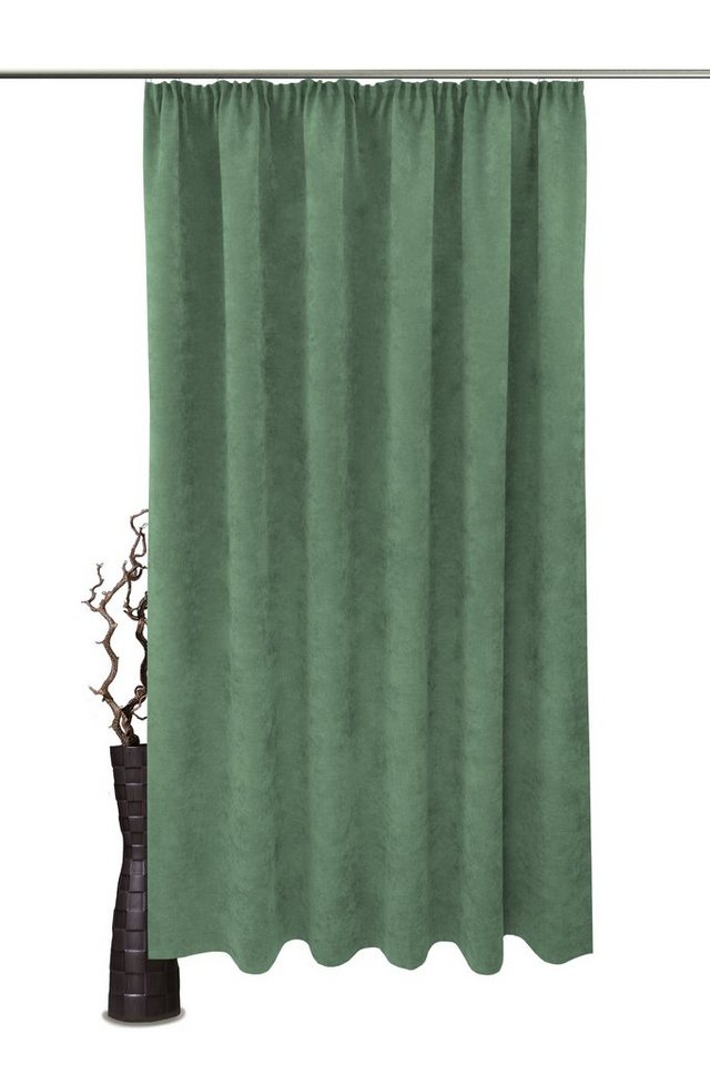 VHG Vorhang Velvet, Kräuselband (1 St), blickdicht, Polyester, edle Samt-Optik von VHG