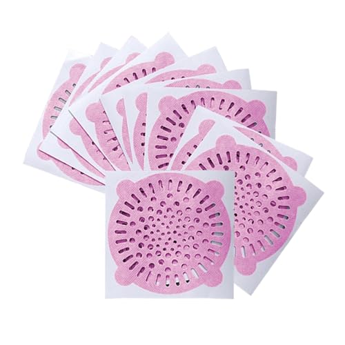 20 Stück Einweg-Duschablauf-Haarfänger-Sieb-Filteraufkleber Küchenspüle Kanalisationsvorfluter Stopper Badezimmer Bodenablaufabdeckung(20pcs A) von VHGHHVEJ