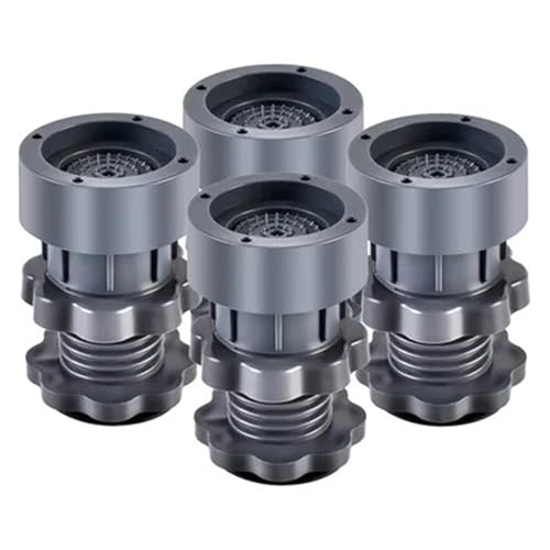 4 Stück Anti-Vibrations-Pads For Waschmaschinen, For Anheben Von Gummifüßen, Rutschfest, Stumm, Möbelnivellierer, Universaldämpfer, Feste Basis(Adjustable height) von VHGHHVEJ
